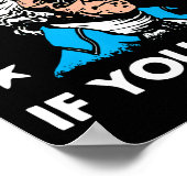 Poster Seulement La Trahison Si Vous Perdez 4 juillet Drô (Coin)