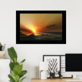 Poster seulement le soleil (Bureau à domicile)