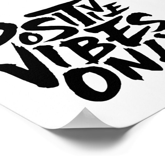 Poster Seules les ondes positives (Coin)