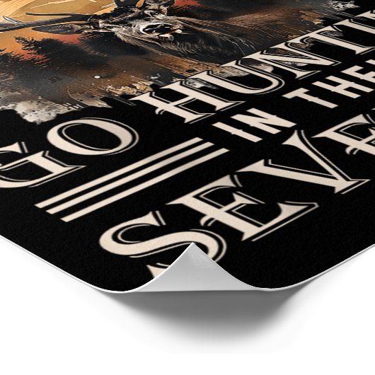 Poster Seuls Les Meilleurs Peuvent Toujours Chasser Dans (Coin)