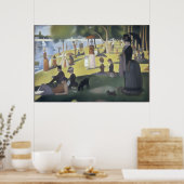 Poster Seurat (Cuisine)
