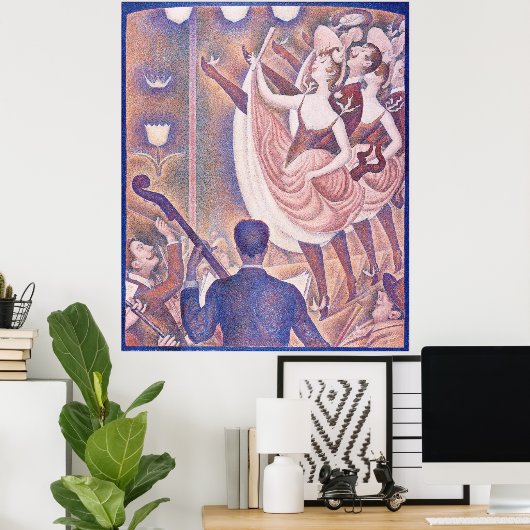 Poster Seurat Can-can CC0014 (Bureau à domicile)