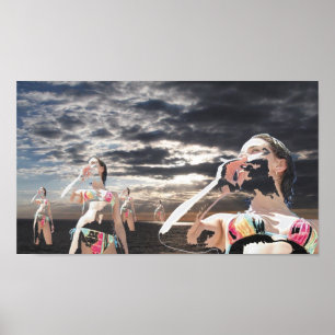 Poster s'évaporer dans les cieux - Customisé