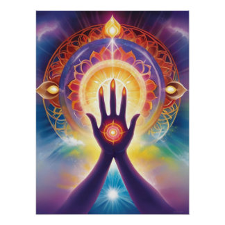 Poster Seven Chakras