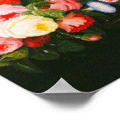 Poster Severin Roesen - Vie De Fleurs Et De Fruits (Coin)