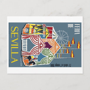 Poster Sevilla 1960 Briefkaart