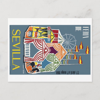 Poster Sevilla 1960 Briefkaart