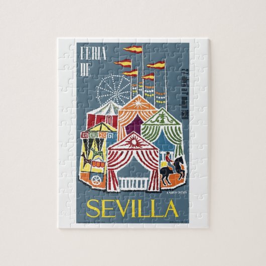 Poster Sevilla 1960 Legpuzzel (Verticaal)
