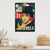 Poster Séville, Espagne (Cuisine)