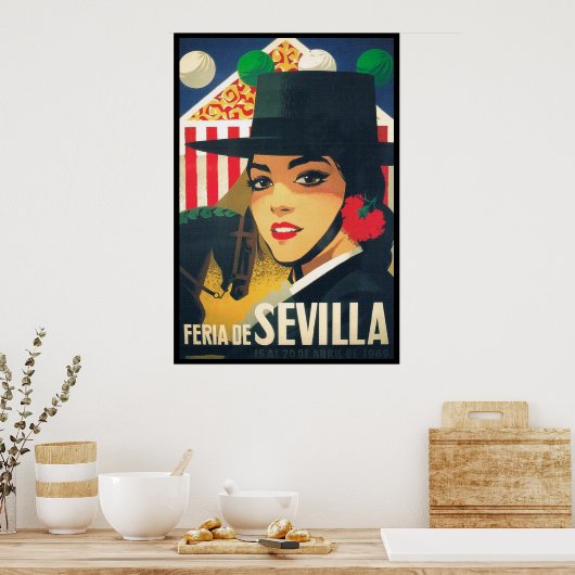 Poster Séville, Espagne (Cuisine)
