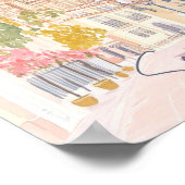 Poster Séville Espagne Peinture Gouache Illustration Voya (Coin)