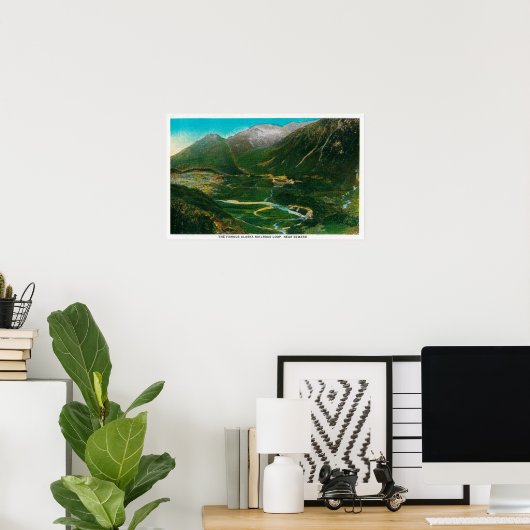 Poster Sewing, Alaska Area Famous Railroad Loop (Bureau à domicile)