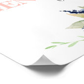 Poster Sexe floral Signal de bienvenue (Coin)