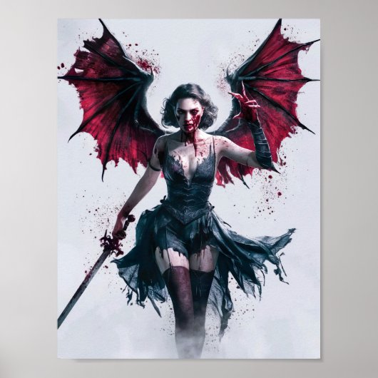 Poster Sexy Bloody Vampire guerrier (Devant)