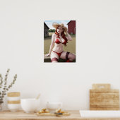 Poster Sexy Cowgirl (Cuisine)