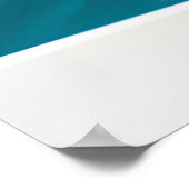 Poster Sexy Femmes Blue Bikini oeuvre d'art AI Généré (Coin)