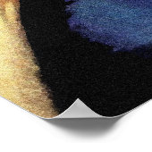 Poster Sexy Lady Fumer Cigarette Vintage Pâte Couverture  (Coin)