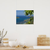 Poster Seychelles, île de Mahé. Côte ouest (Cuisine)