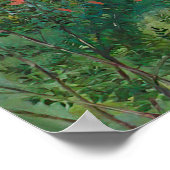 Poster Seychelles par Marianne North - Paysage exotique (Coin)