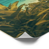 Poster Seychelles Serenity – Vintage Tropical Island  (Coin)