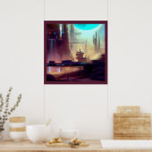 Poster SF City sur une planète étrange 3 (Cuisine)