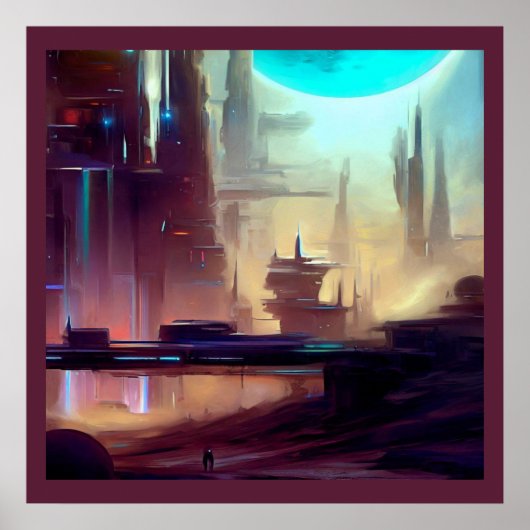 Poster SF City sur une planète étrange 3 (Devant)