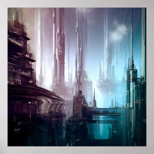 Poster SF Futuristic City 2