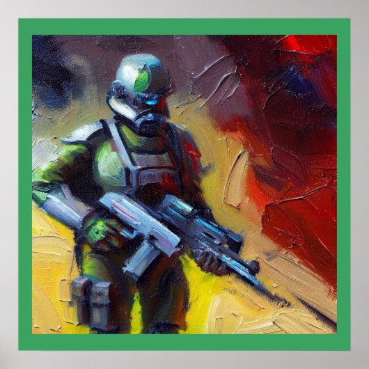 Poster SF - Héros militaire 2 (Devant)
