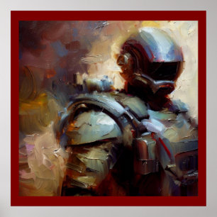 Poster SF - Héros militaire 3