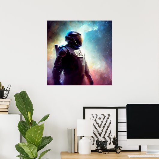 Poster SF Space Hero 3 (Bureau à domicile)