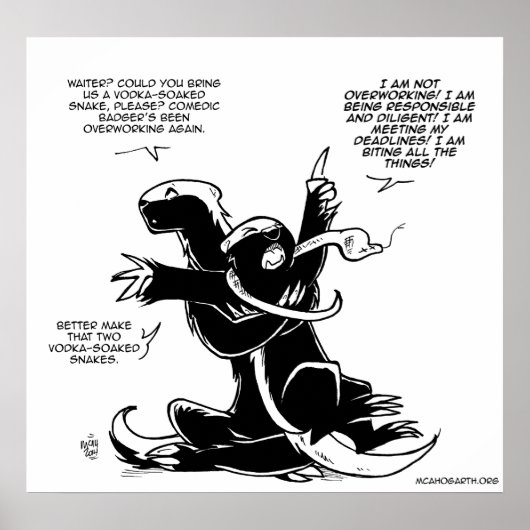 Poster SFWA Badey : Surmenage (Devant)