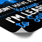 Poster SGE sarcastique Étudiant en EMT d'urgence Je n'ai (Coin)