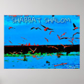 Poster Shabbat Shalom (Devant)