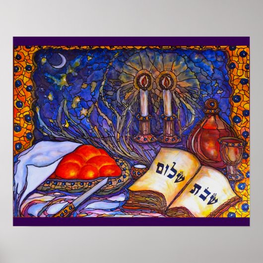 Poster Shabbat Shalom (Devant)