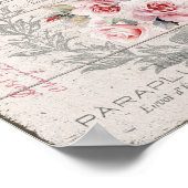 Poster Shabby Chic Blush Roses Wreath Télécharger l'affic (Coin)