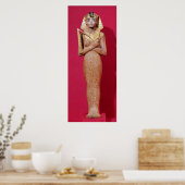 Poster Shabti figure du roi de la tombe de Toutankhamon (Cuisine)