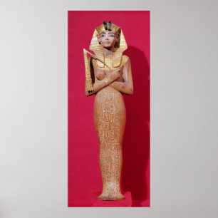 Poster Shabti figure du roi de la tombe de Toutankhamon