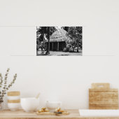 Poster Shack sur la plage - Hawaii Island (Cuisine)