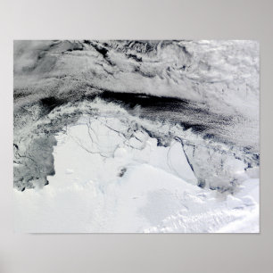 Poster Shackleton Ice Shelf, Antarctique