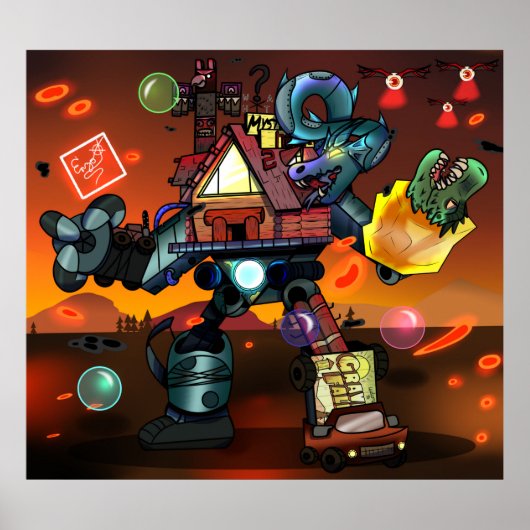 Poster ShackTron (Chutes de gravité) (Devant)