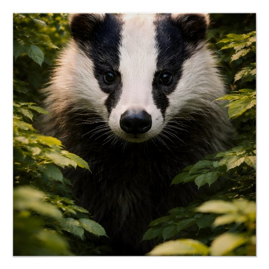 Poster Shadow of the majestic badger (Devant)