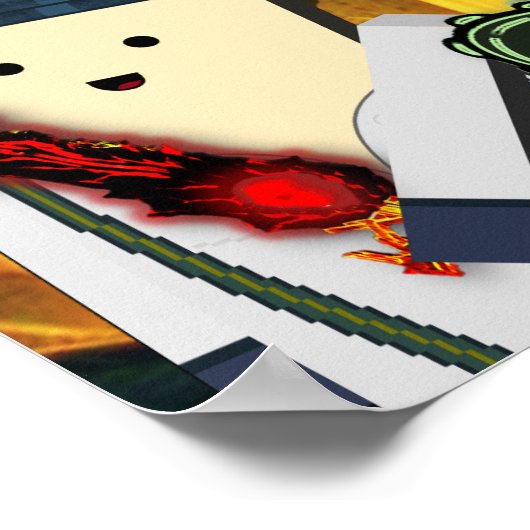 Poster Shadows of Evil 8-bits (Grand) (Coin)