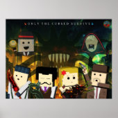 Poster Shadows of Evil 8-bits (Grand) (Devant)