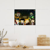 Póster Shadows of Evil 8-Bits (Grande) Poster (Keuken)