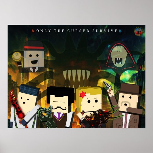 Póster Shadows of Evil 8-Bits (Grande) Poster (Voorkant)