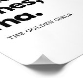 Poster "Shady Pines, Ma" - Citation Classique De Filles D (Coin)