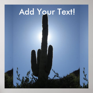 Poster Shady Saguaro