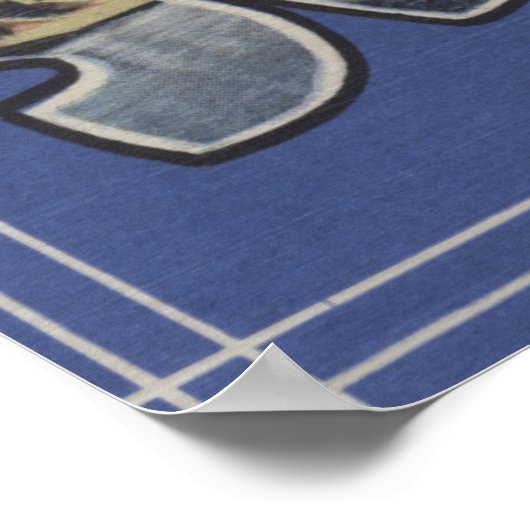 Poster Shafer Lake - Scènes à grandes lettres (Coin)