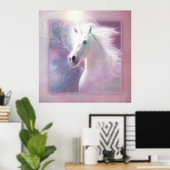 Poster SHAFIRE DU Cheval Unicorne (Bureau à domicile)