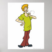 Poster Shaggy Gesuring (Devant)